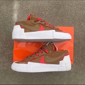 sacai z Nike Blazer Low British Tan